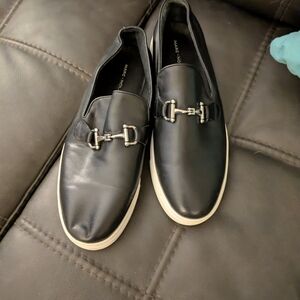Men's Black Slip-On Loafers